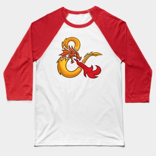 D&D Gold Dragon Baseball T-Shirt